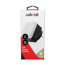 WNT Wall Charger with Dual USB-A 3.4A